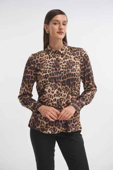 Πουκάμισο animal print
