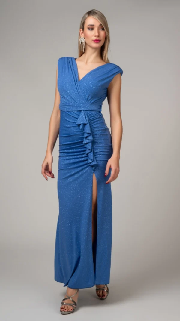 Cecilia Maxi Φόρεμα Βραδινό Mermaid Glitter
