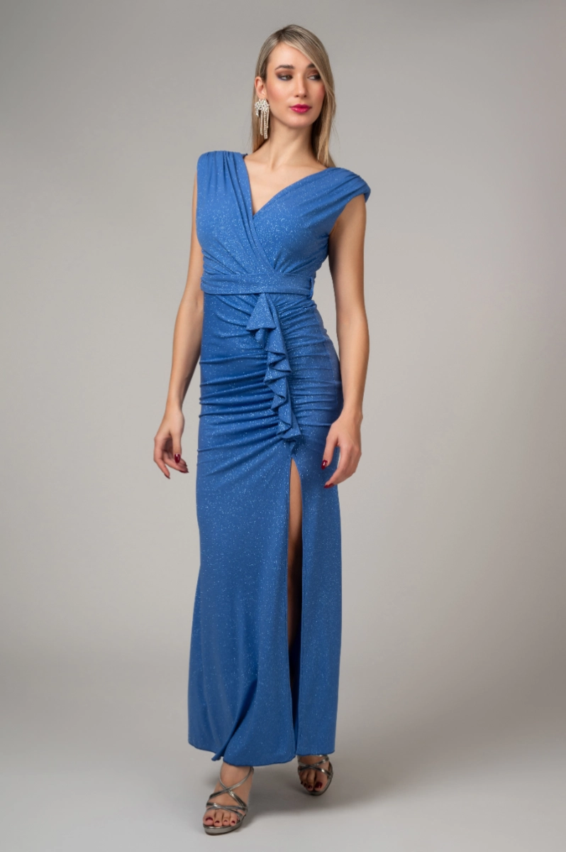 Cecilia Maxi Φόρεμα Βραδινό Mermaid Glitter